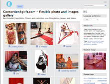 Tablet Screenshot of contortion4girls.com